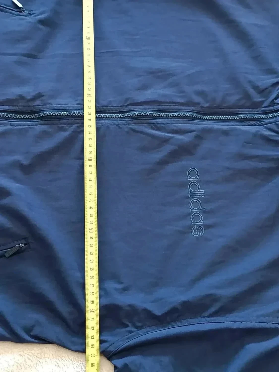 Navy blue Adidas vintage 90s jacket Size D7 F186 (L) – photo 14